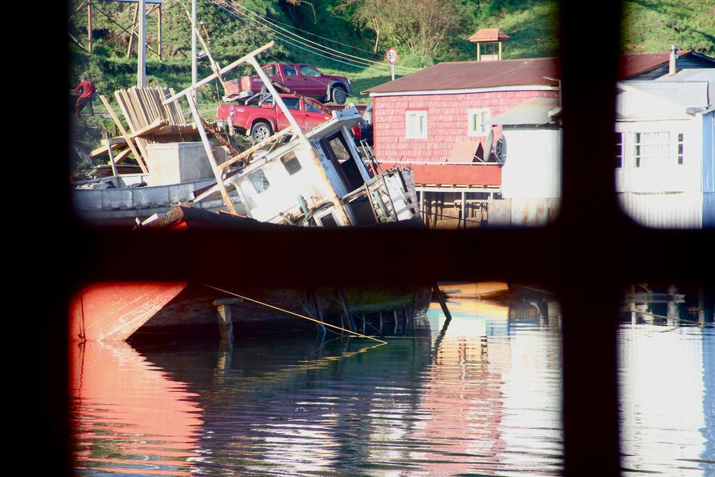 Palafito Hostel Chiloe Castro Exterior foto